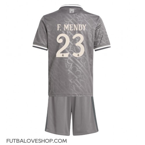 Dres Real Madrid Ferland Mendy #23 Tretina pre deti 2024-25 Krátky Rukáv (+ trenírky)